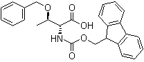 CAS 登录号：131545-63-6, N-[芴甲氧羰基]-O-苄基-D-苏氨酸