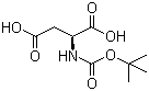 CAS 登录号：13726-67-5, Boc-L-天冬氨酸, N-叔丁氧羰基-L-天冬氨酸