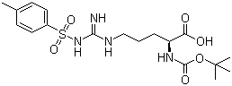 CAS 登录号：13836-37-8, N-叔丁氧羰基-N'-甲苯磺酰基-L-精氨酸
