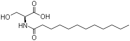CAS 登录号：14379-56-7, N-十二碳酰-L-丝氨酸, 1-月桂酰-L-丝氨酸