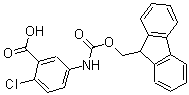 CAS 登录号：186320-16-1， 2-氯-5-[[(9H-芴-9-基甲氧基)羰基]氨基]-苯甲酸