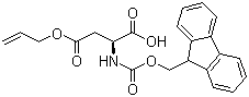 CAS 登录号：144120-53-6, Fmoc-L-天冬氨酸 alpha-烯丙酯, N-(9-芴甲氧羰基)-L-天冬氨酸 alpha-烯丙酯