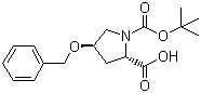 CAS 登录号：54631-81-1, N-叔丁氧羰基-O-苄基-反式-4-羟基-L-脯氨酸