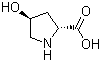 CAS 登录号：3398-22-9, 反式-4-羟基-D-脯氨酸, (2R,4S)-4-羟基吡咯烷-2-羧酸