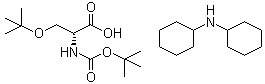 CAS 登录号：248921-67-7, N-[叔丁氧羰基]-O-叔丁基-D-丝氨酸二环己基铵盐