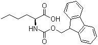 CAS 登录号：77284-32-3, N-Fmoc-L-正亮氨酸, (S)-2-(9H-芴甲氧羰基氨基)己酸
