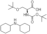 CAS 登录号：18942-50-2, N-叔丁氧羰基-O-叔丁基-L-丝氨酸二环己胺盐
