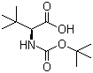 CAS # 62965-35-9, N-Boc-L-叔亮氨酸, N-叔丁氧羰基-L-叔亮氨酸