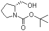 CAS # 83435-58-9, Boc-D-脯氨醇, (R)-(+)-1-叔丁氧羰基-2-吡咯烷甲醇