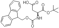 CAS 登录号：129460-09-9, 芴甲氧羰基-L-天冬氨酸-1-叔丁酯